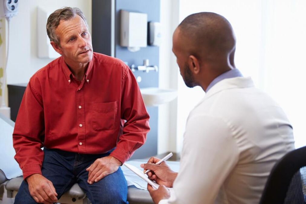 Consultatioun mat engem Dokter fir chronesch Prostatitis